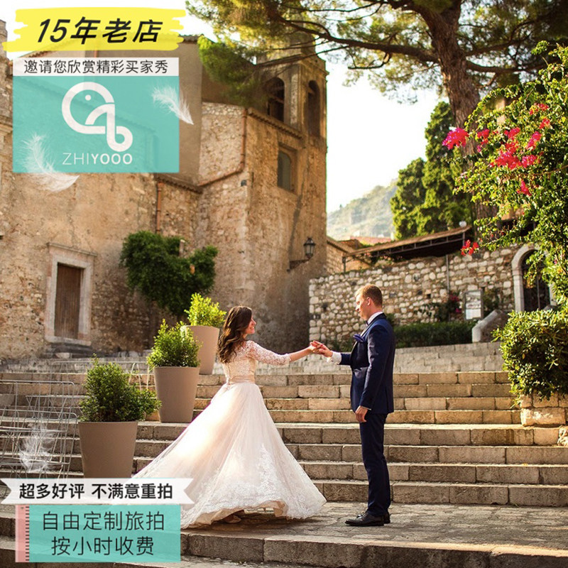 意大利西西里岛巴勒莫科西嘉岛摄影师婚纱套餐旅拍写真照片跟拍摄
