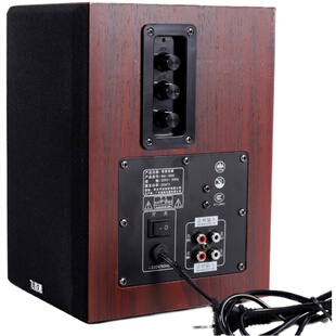 多媒体教室一体机台式电脑音箱书架木质有源2.0壁挂手机主音箱