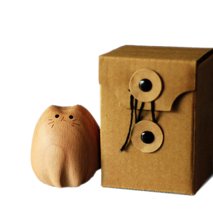 设计师原创 圆滚滚 萌宠龙猫 芳香 扩香木摆件生日六一儿童节礼物