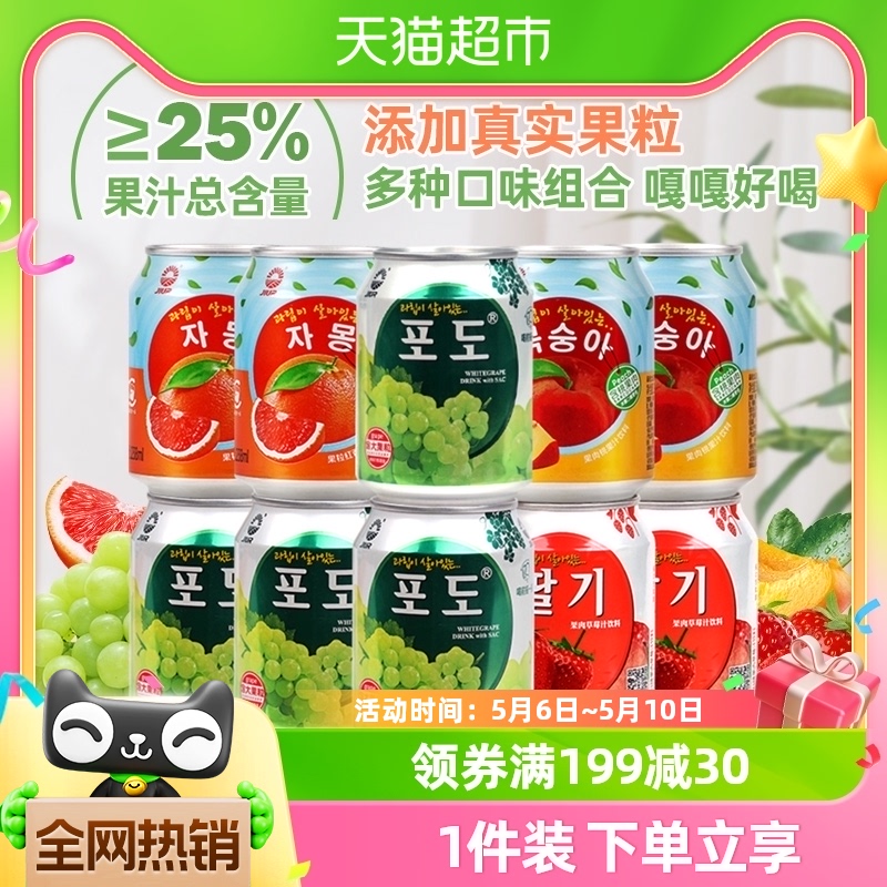 九日牌果汁饮料238ml×10罐