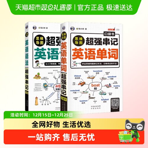 思维导图超强串记英语单词语法初