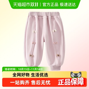 子秋冬款 儿童束脚卫裤 新款 冬季 洋气女宝宝加绒厚长裤 班喜迪女童裤