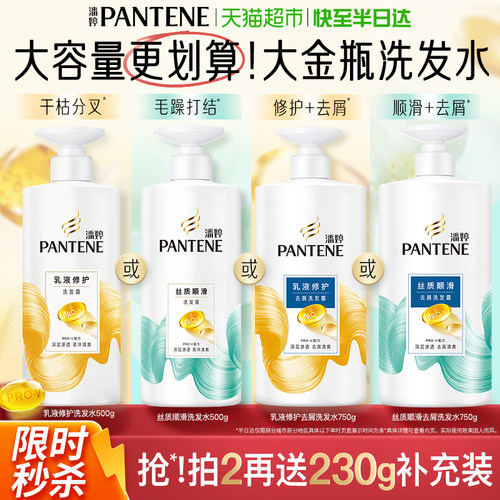 潘婷改善毛躁乳液洗发水/护发素