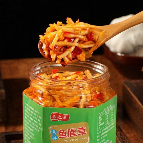 折耳根瓶装鱼腥草新鲜特产凉拌嫩根下饭菜即食农家腌制香辣