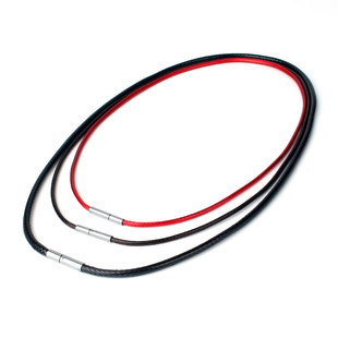 吊坠挂绳蜡绳皮绳项链绳子男女款黄金玉佩项坠挂绳红绳项链挂件绳