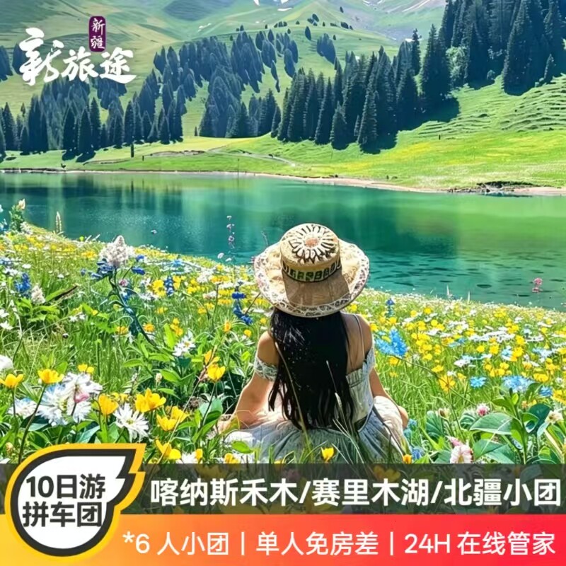 新疆旅游北疆环线喀纳斯禾木赛湖那拉提独库10天9晚6人小团跟团游