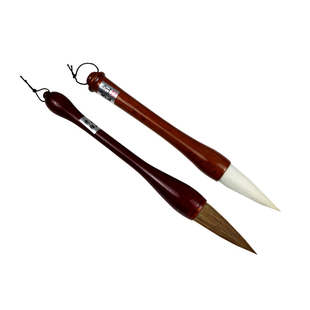 狼毫斗笔大号特大中号小号国画大毛笔大码斗笔兼毫羊毫对联笔抓笔