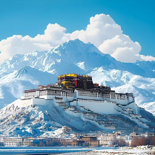 【8人小团】西藏旅游全景7天6晚布达拉宫珠峰林芝纳木措羊湖