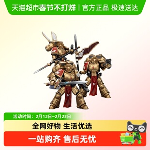 JOYTOY暗源 战锤40K 圣血天使 圣血卫队守卫三人组1:18可动兵人