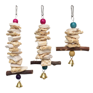 墨鱼骨玄凤虎皮牡丹鹦鹉补钙磨牙用品用具鸟食松鼠龟吊串啃咬玩具