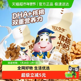 轻上青颜核桃小奶含乳饮儿童藻油DHA锌铁钙学生早餐奶乳饮品