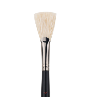 米娅黑骑士水粉笔美术专用单支猪鬃水粉丙烯油画笔马毛笔平峰圆扁峰扇形笔尼龙笔画刷勾线笔水彩笔绘画笔套装