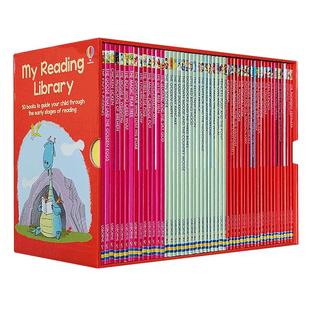 赠音频 正版 我的第二个图书馆套装50册 英文原版绘本My Reading Library Usborne第一图书馆系列第2套 My First Reading Library