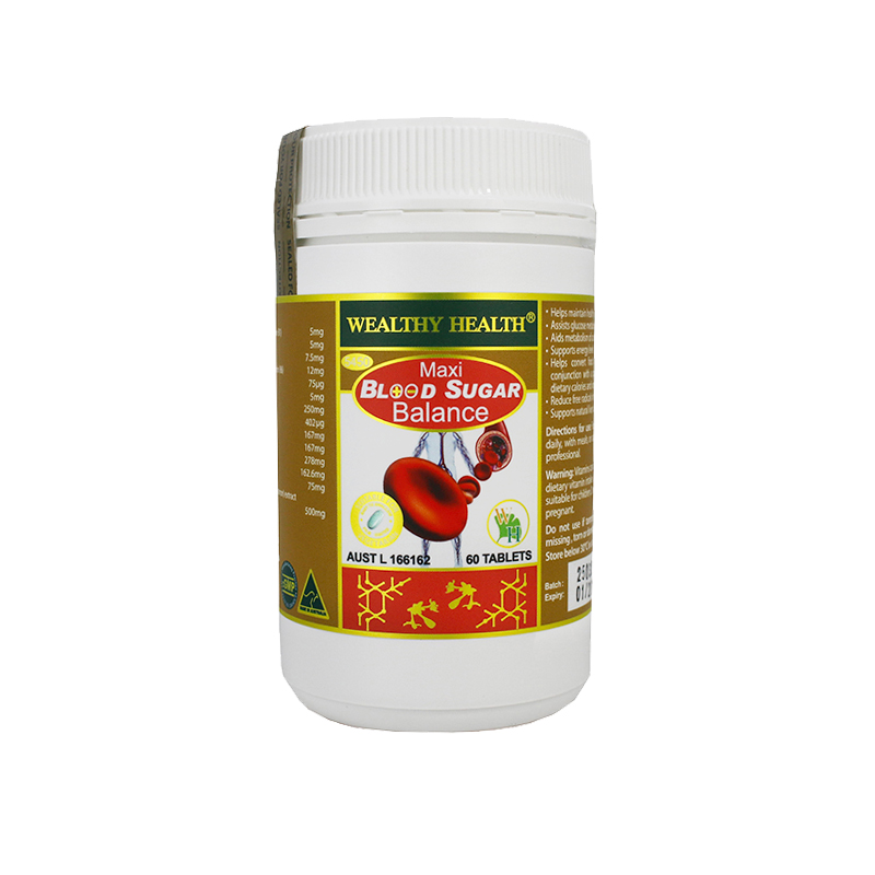 【自营】澳洲进口Wealthy Health口服血糖灵平衡片三价铬元素