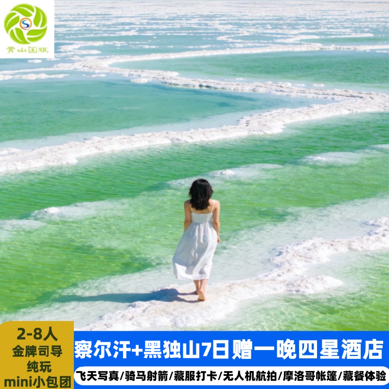 青海旅游西北大环线察尔汗莫高窟丹霞拼车7天6赠送飞天写真