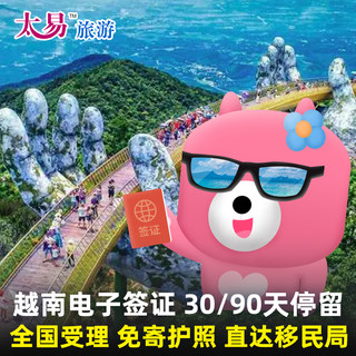 越南·EVISA·移民局网站·越南签证电子签个人旅游30/90天单次多次往返可加急简化办理EVISA