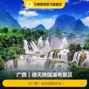 [德天跨国瀑布景区-门票+往返观光车]-