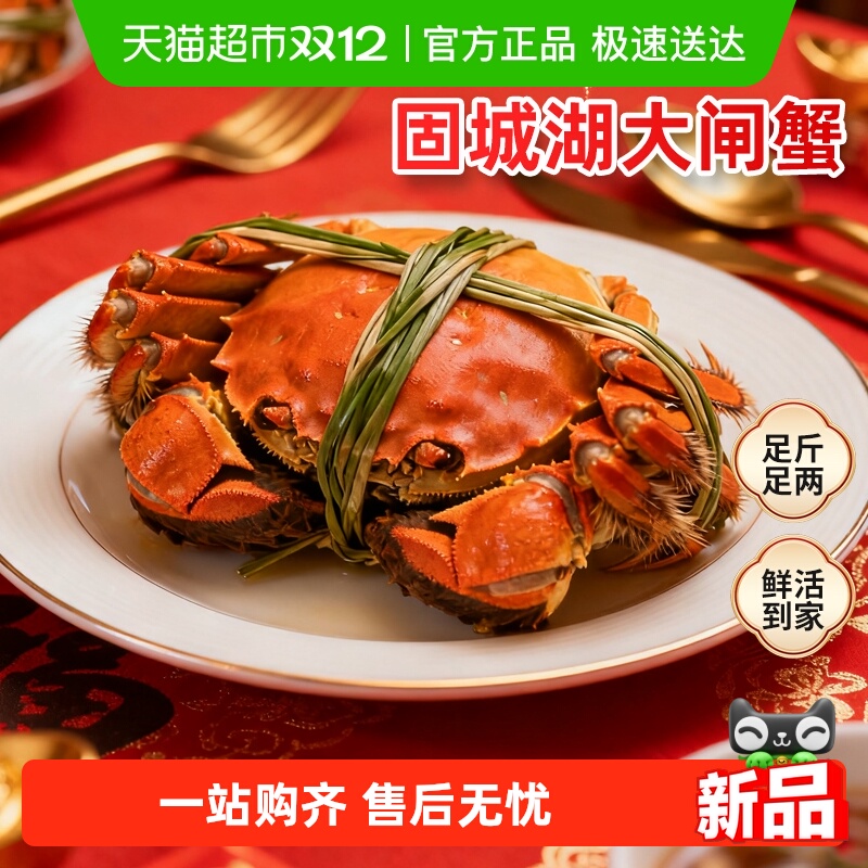 渔传播固城湖大闸蟹礼盒