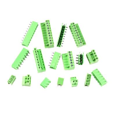 2EDG接线端子5.08mm插座直针弯针