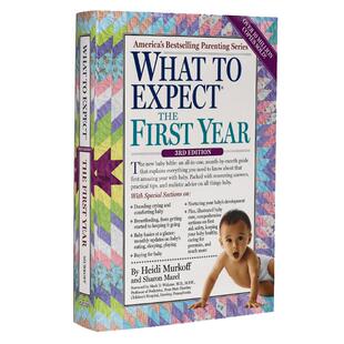 现货英文原版 海蒂育儿大百科(0-1岁) What to Expect the First Year