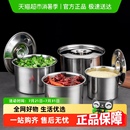 304不锈钢猪油盆带盖子调料盆家用猪油罐食品级厨房盆子 onlycook