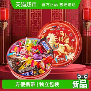 德芙马上得福士力架MMS豆新春过年送家人零食礼盒礼物