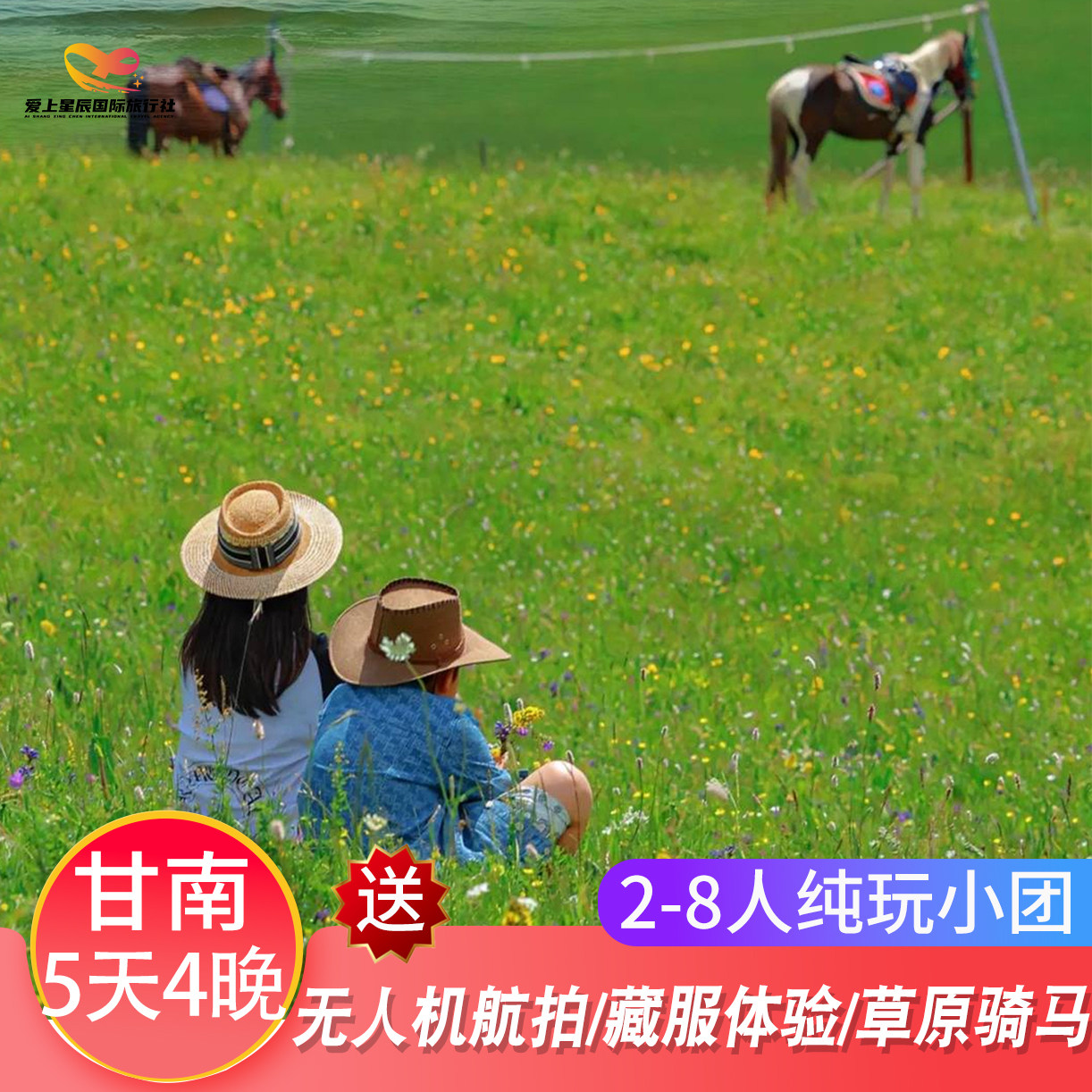 甘南旅游5天纯玩小团【无人机航拍】扎尕那若尔盖花湖莲宝叶则