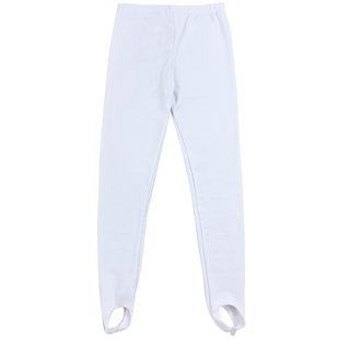 女童舞蹈打底裤儿童踩脚裤袜脚蹬裤子白色舞蹈袜中大童舞蹈练功袜