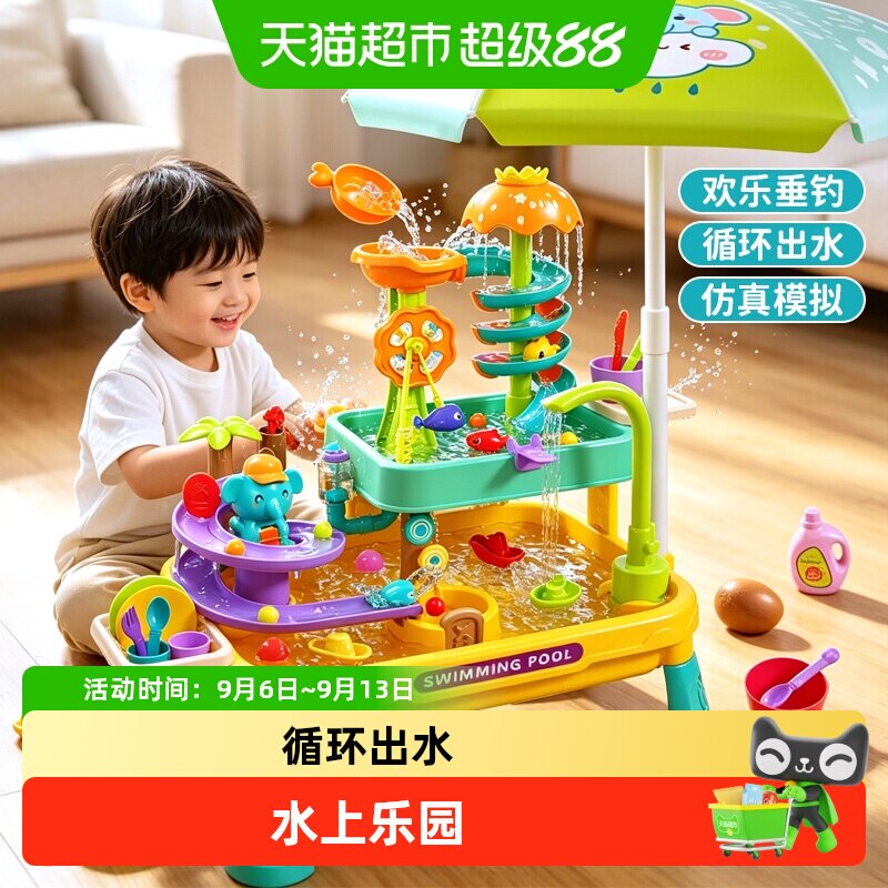 鑫行玩具多功能3C认证戏水桌图片