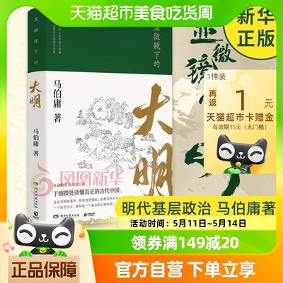 显微镜下的大明 马伯庸 六件罕为人知的明代档案明朝历史知识读物