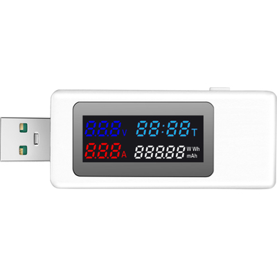 usb电流计时功率容量120w测试仪