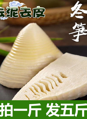 2025竹笋冬笋新鲜新鲜水煮笋野生竹笋春笋蔬菜火锅清水笋楠竹笋