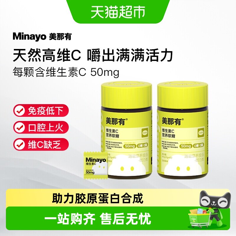 MiNaYo女性复合维生素软糖百香果图片
