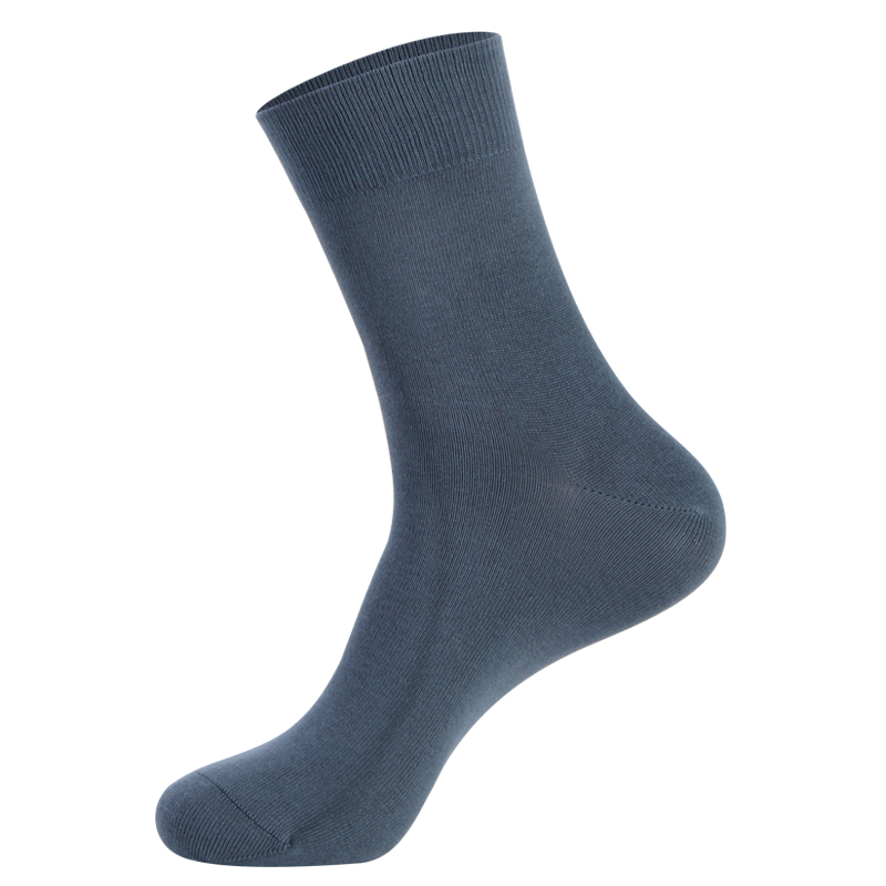 欧蒂爱松口袜子男士中老年秋冬季厚款纯棉防臭吸汗全棉爸爸中筒袜