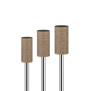 牛皮打磨头抛光轮3mm圆柱电磨头小型气动风磨笔电动模具金属抛光