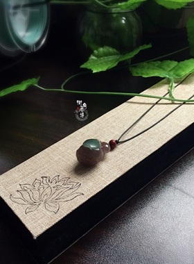 手作风玛瑙精雕文玩毛衣链
