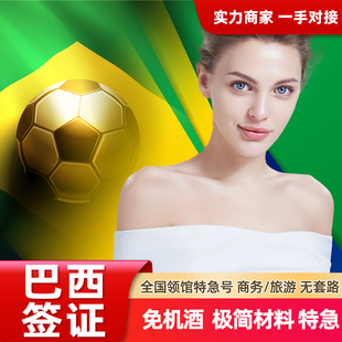 巴西·旅游签证·上海送签·【特急免预约】巴西签证个人旅游商务签证加急办理10年多次北京上海广州全国受理