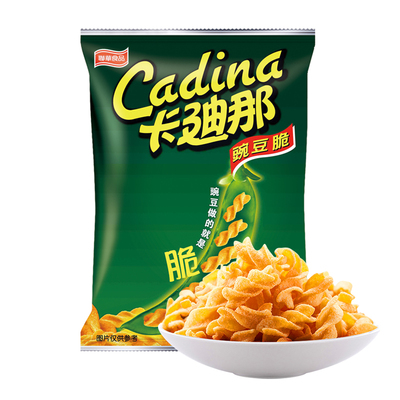 卡迪那经典原味豌豆脆零食