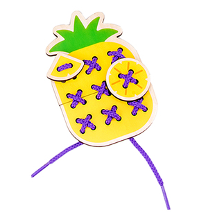 儿童穿线板穿绳子手眼协调锻炼宝宝手部精细动作训练穿针引线玩具