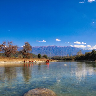 [龙川江旅游度假区-龙川江畔体验古桥/古道轻徒步+漂江游体验+腾冲小吃+荒野厨房午餐+项目体验]辅助码换票
