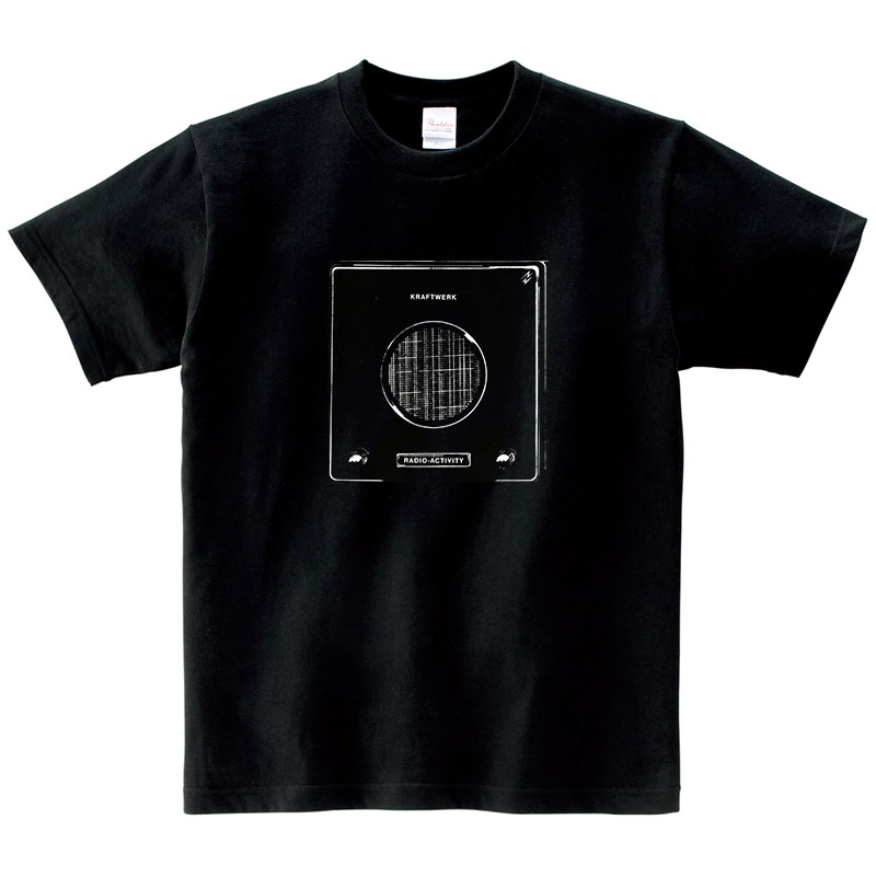 Kraftwerk发电站乐队复古Radio简约黑色宽松上衣衣服纯棉短袖T恤