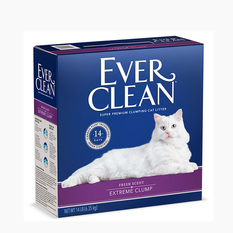 EverClean铂钻进口猫砂14磅速凝抗菌猫沙膨润土除臭散香猫咪用品