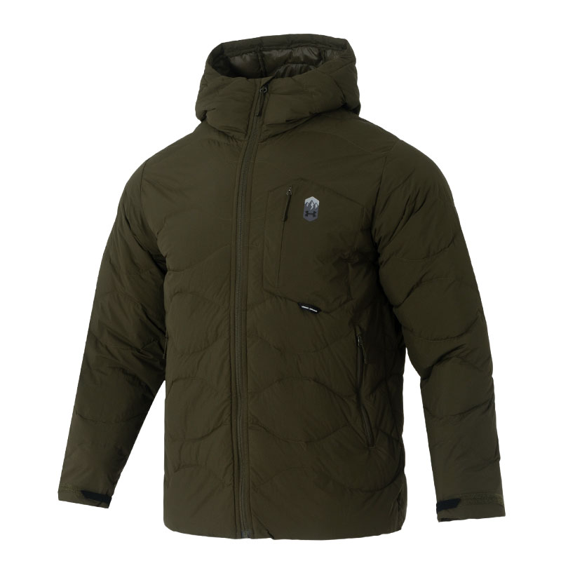 【自营】UA安德玛羽绒服男女装新款连帽运动服休闲保暖训练外套