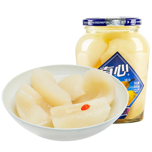 真心罐头梨罐头梨子糖水水果罐头880g大瓶官方旗舰店