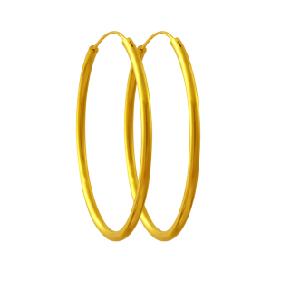 古法金耳环越南沙金耳环24k金999仿真黄金首饰久不掉色正品防过敏