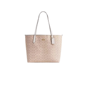 COACH 蔻驰city33托特包经典 老花百搭购物袋大号通勤单肩手提包