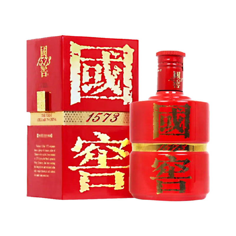 【年份酒】泸州老窖国窖1573红瓷瓶(08版)60度浓香白酒500ml 2010