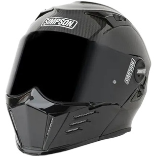 美国SIMPSON辛普森MOD BANDIT揭面盔碳纤维复古头盔摩托车机车防