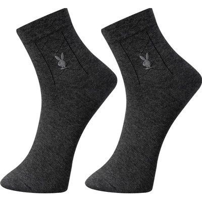 花花公子全棉吸汗加厚抗菌短袜