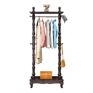 北欧式实木衣帽架落地卧室衣架门厅客厅挂衣架家用现代简约衣服架